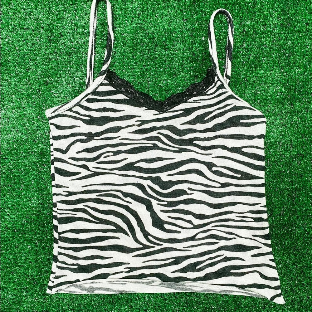 Zebra tank top